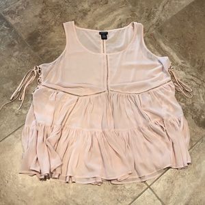 TORRID Pink tank top blouse